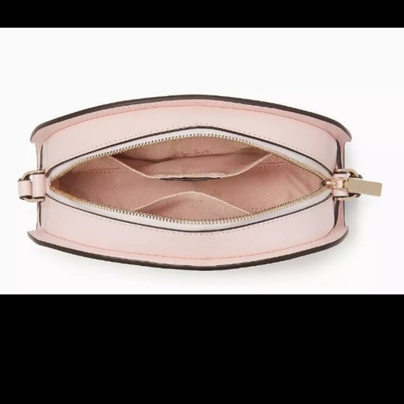 Kate Spade Perry Saffiano Leather  Dome Crossbody Bag, Chalk Pink - Picture 4 of 5